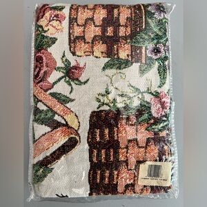 Longaberger Grandma Bonnie’s May Basket Cotton Throw